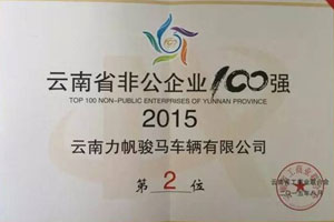 2015云南省非公企業(yè)100強在昆發(fā)布 力帆時駿勇奪“制造業(yè)20強”冠首 