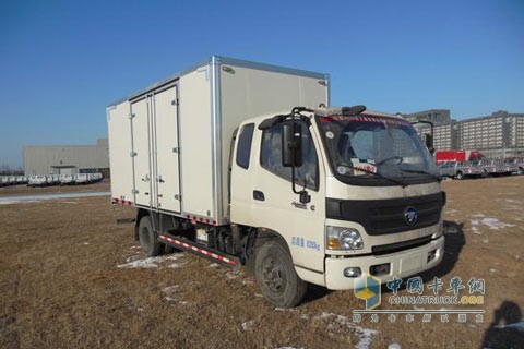 福田歐馬可3系標(biāo)載版3800軸距 156馬力 4×2廂式輕卡（BJ5089XXY-F1）