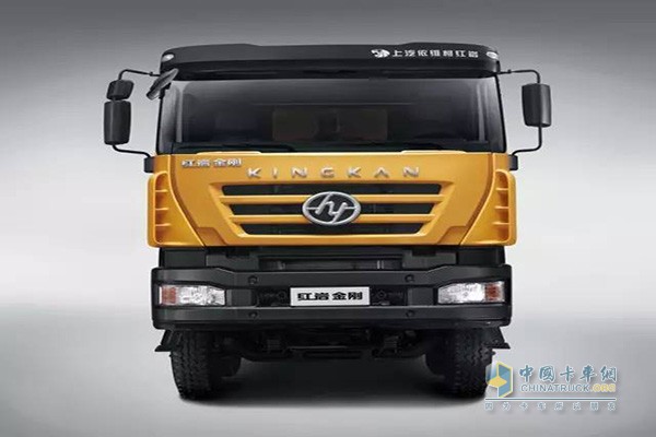 紅巖金剛M500 8×4復合版自卸車