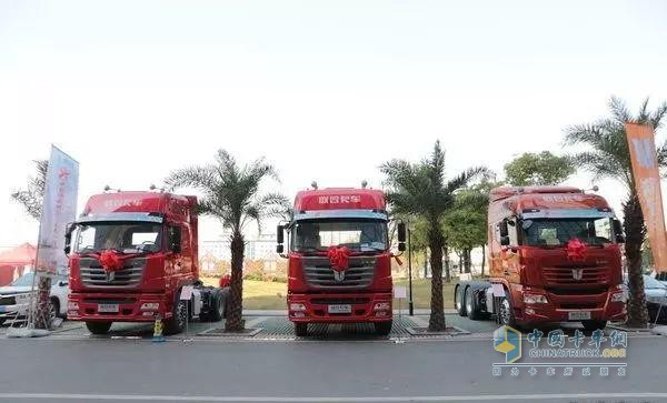 聯(lián)合卡車8周年慶典現(xiàn)場(chǎng)展車