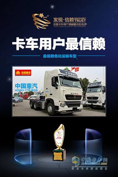 HOWO-T7H 440馬力牽引車獲最信賴?；\(yùn)輸車型 