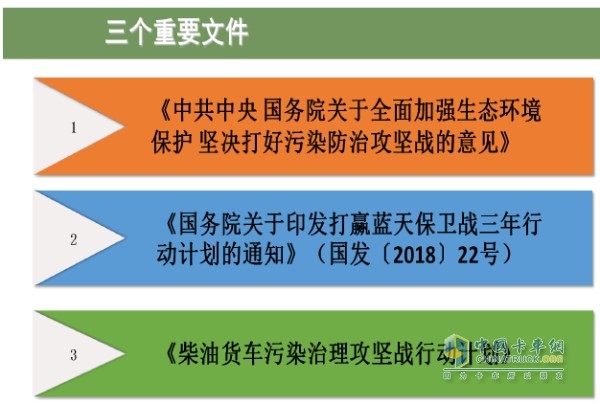 《柴油貨車污染治理攻堅戰(zhàn)行動計劃》