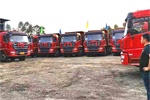  軒德6系8×4自卸車(chē)批量交付惠州，優(yōu)秀品質(zhì)贏得用戶(hù)信賴(lài)！