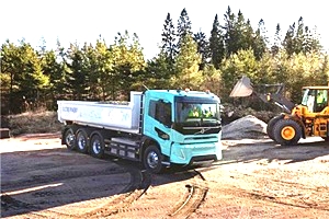 沃爾沃卡車推出首款重型電動概念卡車，為簡化作業(yè)開辟新可能