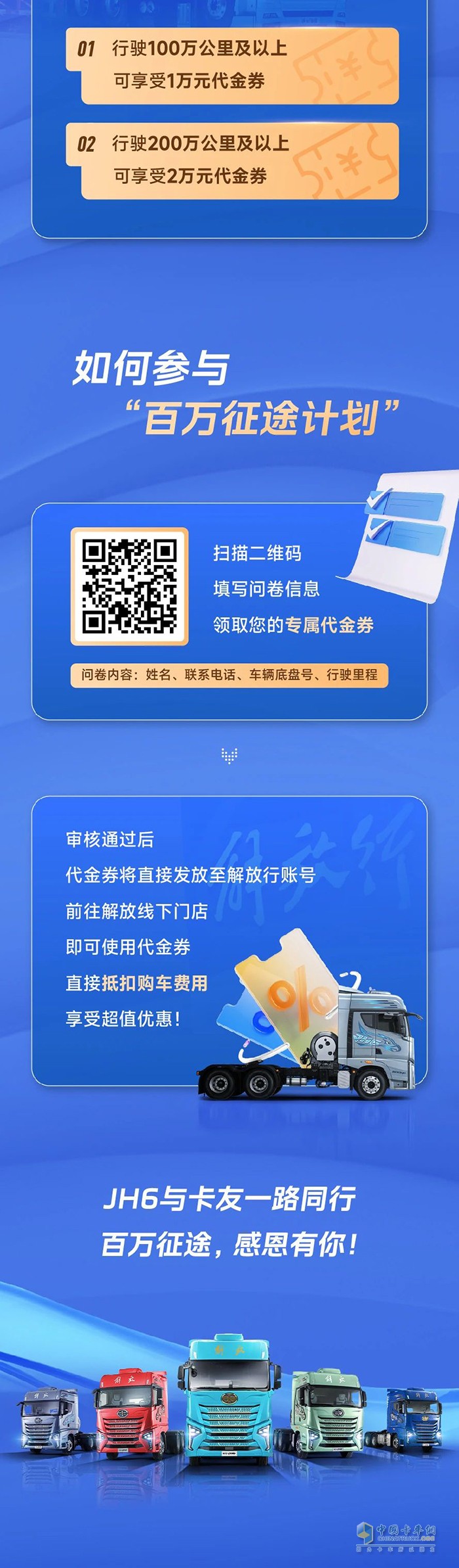 解放青汽JH6老車主有福了！跑夠里程換新車，最高省2萬！