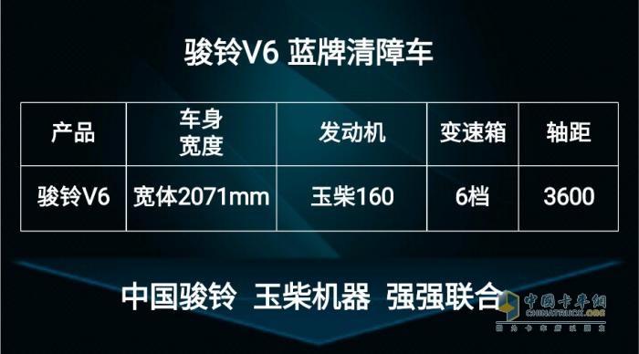 駿鈴V6藍(lán)牌清障車(chē)：江淮配玉柴，財(cái)源滾滾來(lái)