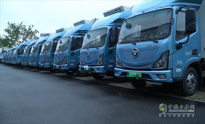 氫力加速 再獲信賴！歐馬可智藍氫能物流車批量交付“北京菜籃子”