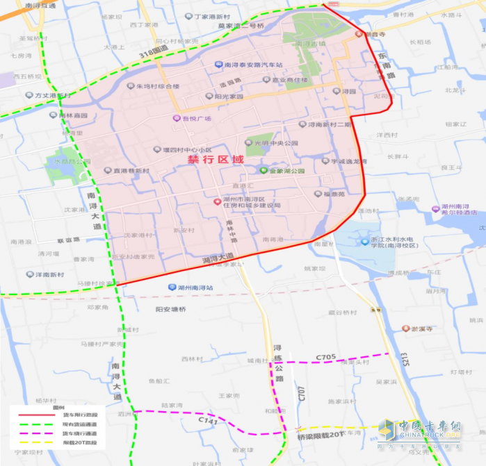 浙江湖州市危化品運輸車輛限制通行