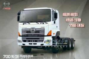 廣汽日野 700系列 6×4 專用車底盤 YC1250FS2PK