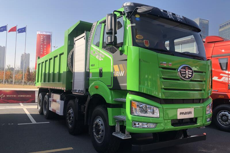 一汽解放 J6P 480馬力 6×4 純電動 自卸車（CA330P66N124L4T4BEV）