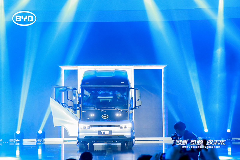 比亞的 T5 130kw 4×2 純電動(dòng) 廂式載貨車 （）