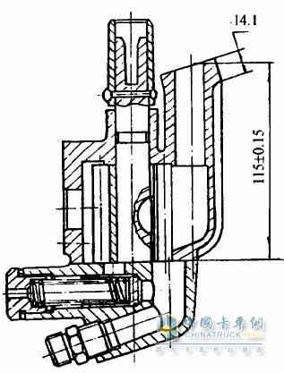 東風(fēng)EQ1090F2D車用柴油機齒輪式機油泵